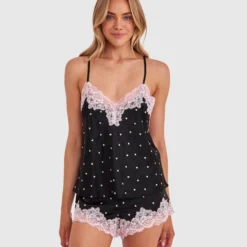 Angelica Hearts Cami - Black -brasnthings shop angelica hearts cami black 01489801 2