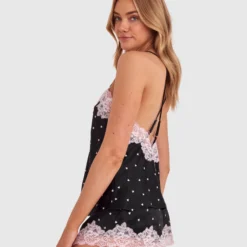 Angelica Hearts Cami - Black -brasnthings shop angelica hearts cami black 01489801 3