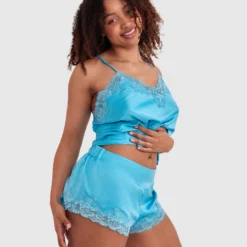 Angelica Short - Teal 8 Angelica Short - Teal -brasnthings shop angelica short teal 01324406 7