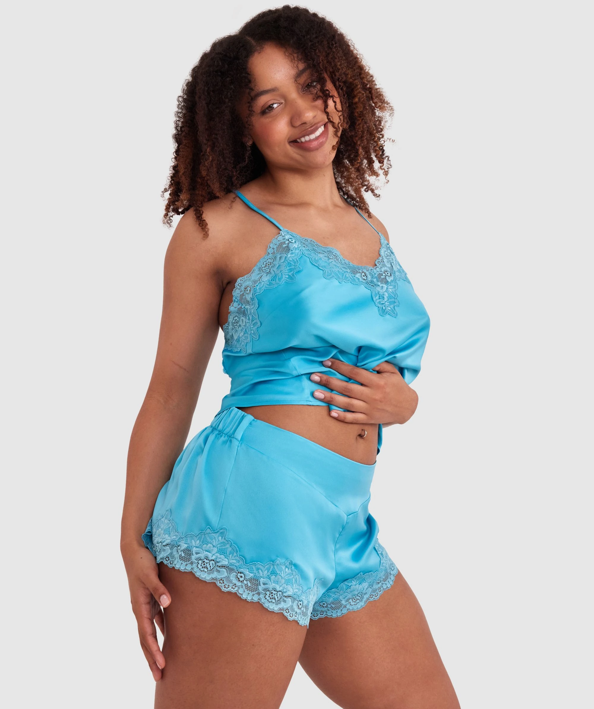 Angelica Short - Teal 3 Angelica Short - Teal - Image 3