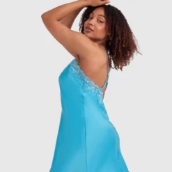 Angelica Slip - Teal 8 Angelica Slip - Teal -brasnthings shop angelica slip teal 01366304 7
