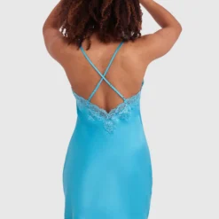 Angelica Slip - Teal 9 Angelica Slip - Teal -brasnthings shop angelica slip teal 01366304 8