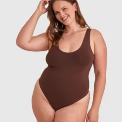 Base Layers Bodysuit - Dark Brown -brasnthings shop base layers bodysuit dark brown 01418101 10