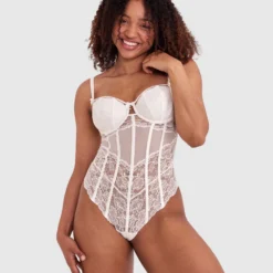 Bethany Underwire Bodysuit - Ivory