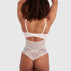 Bethany Underwire Bodysuit - Ivory -brasnthings shop bethany underwire bodysuit ivory 01373905 8