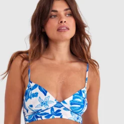 Blue Tropics Bralette - Cobalt Blue