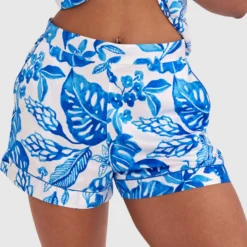 Blue Tropics Short - Cobalt Blue