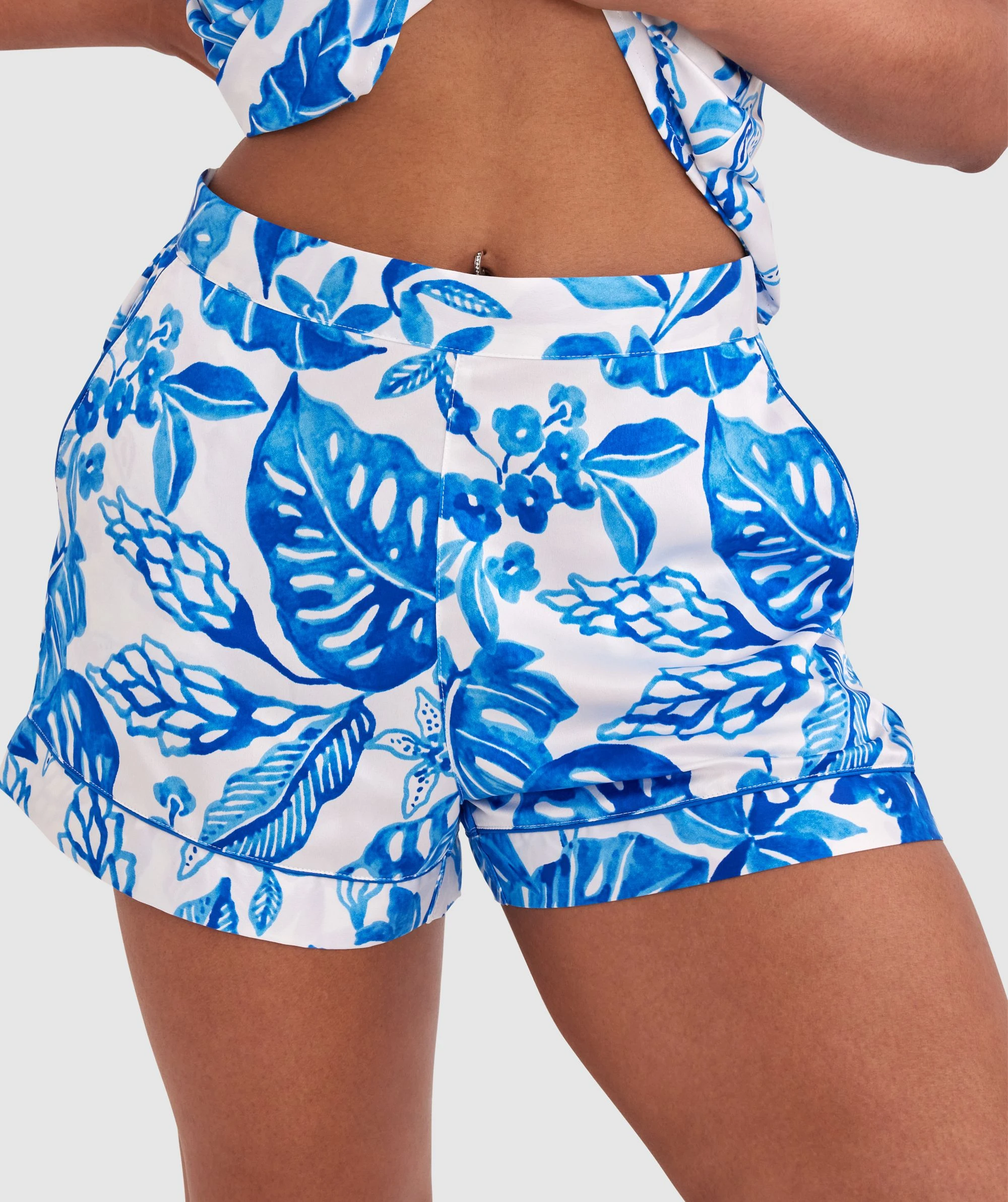 Blue Tropics Short - Cobalt Blue 1 Blue Tropics Short - Cobalt Blue