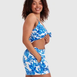 Blue Tropics Short - Cobalt Blue 8 Blue Tropics Short - Cobalt Blue -brasnthings shop blue tropics short cobalt blue 01464301 17