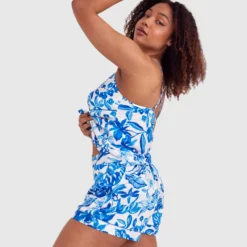 Blue Tropics Short - Cobalt Blue 10 Blue Tropics Short - Cobalt Blue -brasnthings shop blue tropics short cobalt blue 01464301 19