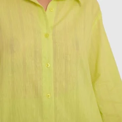 Carissa Long Sleeve Sleep Shirt - Bright Green -brasnthings shop carissa long sleeve sleep shirt bright green 01367702 4