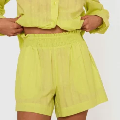 brasnthings shop -brasnthings shop carissa short bright green 01367802 2