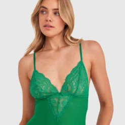 Clara Bodysuit - Green -brasnthings shop clara bodysuit green 01490501 7