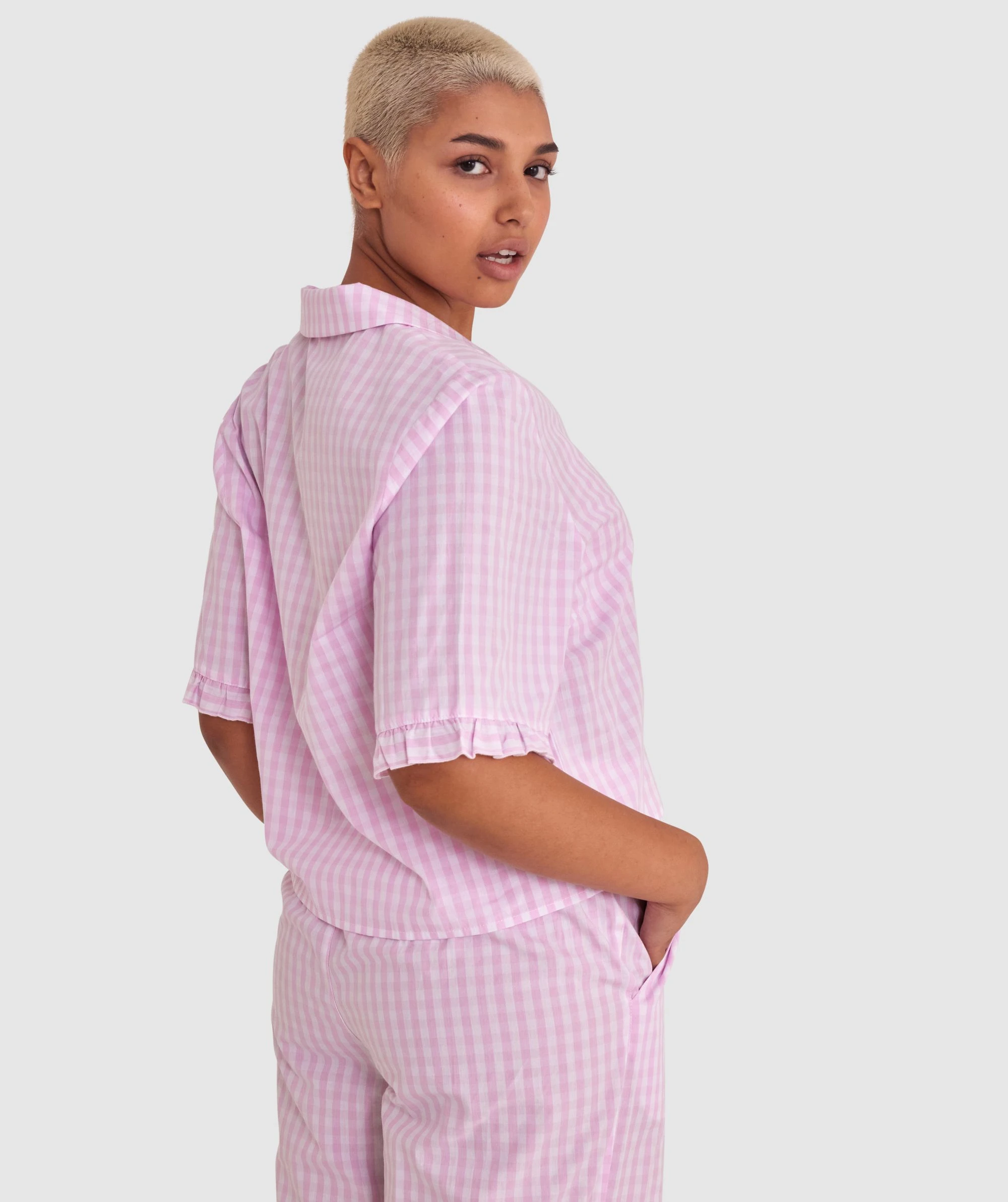 Dorothy Short Sleeve - Pale Pink 5 Dorothy Short Sleeve - Pale Pink - Image 5