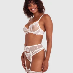 Enchanted Blooms Of Lisse Suspender - Ivory 8 Enchanted Blooms Of Lisse Suspender - Ivory -brasnthings shop enchanted blooms of lisse suspender ivory 01460101 2