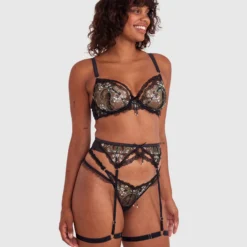 Enchanted Moonlight In Vermont Suspender - Black -brasnthings shop enchanted moonlight in vermont suspender black 01462501 5