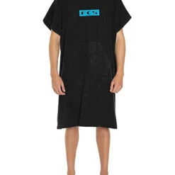FCS TOWEL PONCHO JUNIOR BLACK