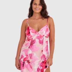 Florence Short Slip - Print Floral