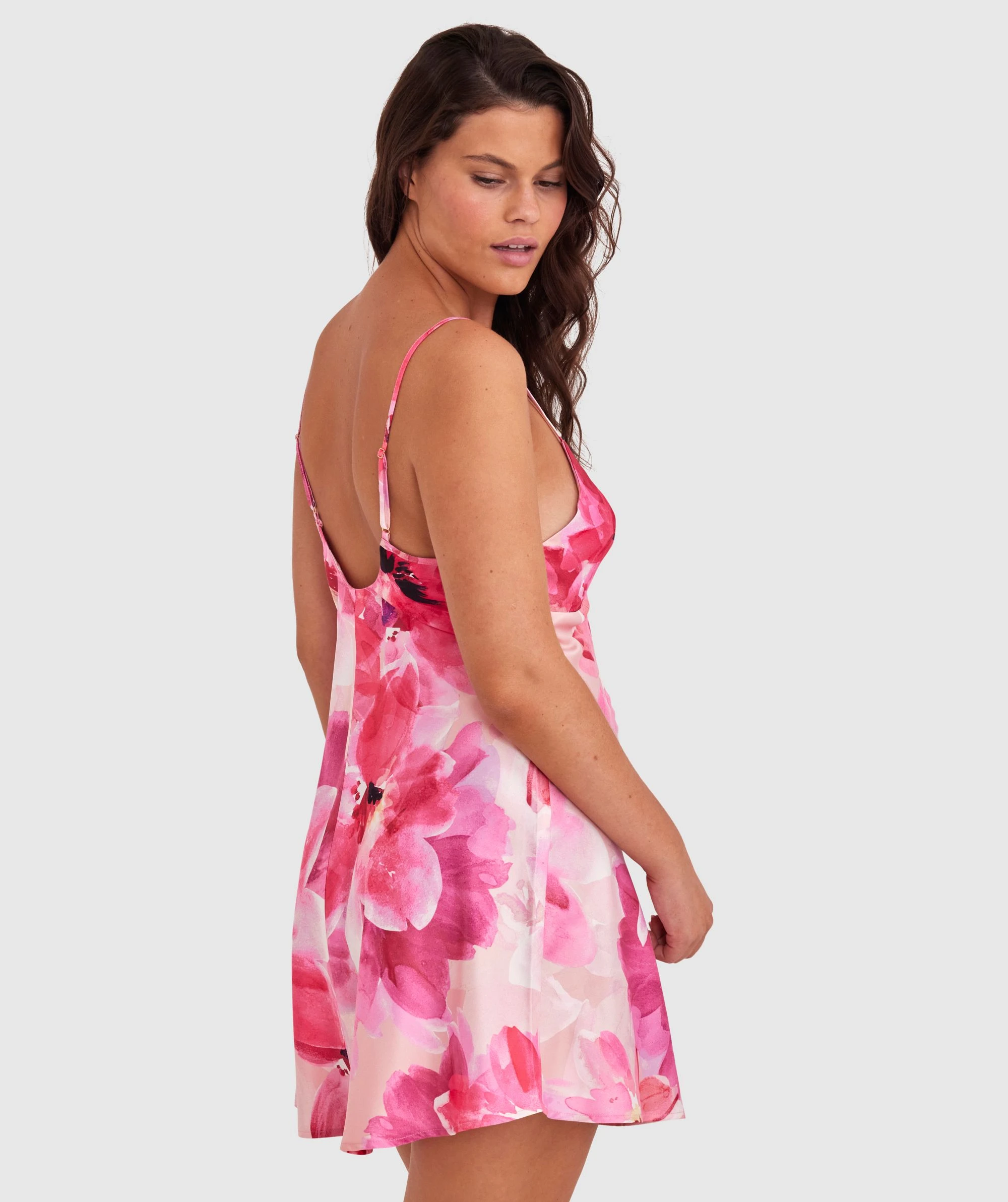 Florence Short Slip - Print Floral 4 Florence Short Slip - Print Floral - Image 4