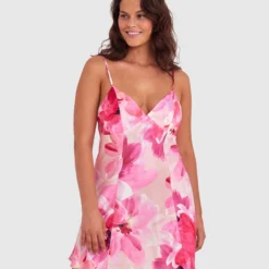 Florence Short Slip - Print Floral 10 Florence Short Slip - Print Floral -brasnthings shop florence short slip print floral 01465201 14