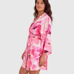 Florence Wrap With Large Scrunchie - Print Floral -brasnthings shop florence wrap with large scrunchie print floral 01465101 4