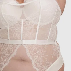 Inez Push Up Balconette Bodysuit - Ivory 7 Inez Push Up Balconette Bodysuit - Ivory -brasnthings shop inez push up balconette bodysuit ivory 01409201 4