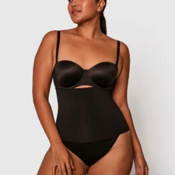 Inner Essence Waist Cincher - Black -brasnthings shop inner essence waist cincher black 01343901 5
