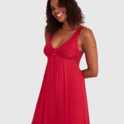 Kaede Slip - Red -brasnthings shop kaede slip red 00622607 7