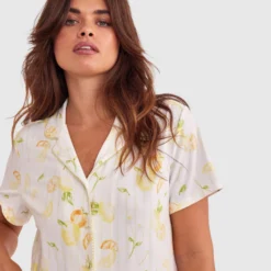 brasnthings shop -brasnthings shop lemon squeeze short sleeve print 01485201 6