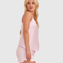 Liquid Satin Cami - Light Pink 8 Liquid Satin Cami - Light Pink -brasnthings shop liquid satin cami light pink 00634406 2