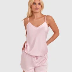 Liquid Satin Cami - Light Pink