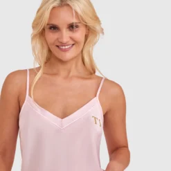 Liquid Satin Cami - Light Pink 9 Liquid Satin Cami - Light Pink -brasnthings shop liquid satin cami light pink 00634406 3