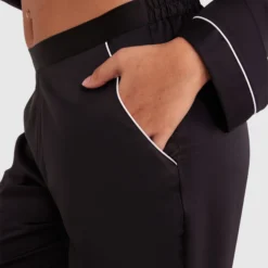 Liquid Satin Long Pant - Black 8 Liquid Satin Long Pant - Black -brasnthings shop liquid satin long pant black 01344807 14