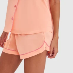 Liquid Satin Short - Light Coral