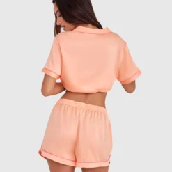 Liquid Satin Short - Light Coral -brasnthings shop liquid satin short light coral 00634513 3