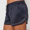 Liquid Satin Shorts - Navy
