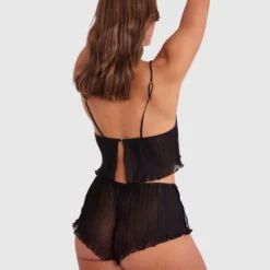 Night Games Com-pleat Me Cami - Black -brasnthings shop night games com pleat me cami black 01430401 4
