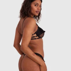 Night Games Com-pleat Me Underwire & Mini V Set - Black -brasnthings shop night games com pleat me underwire mini v set black 01430101 5