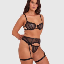 Night Games Desires Suspender - Black -brasnthings shop night games desires suspender black 01469101 2