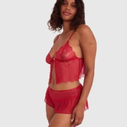 Night Games Mystic French Knicker - Red -brasnthings shop night games mystic french knicker red 01432501 4