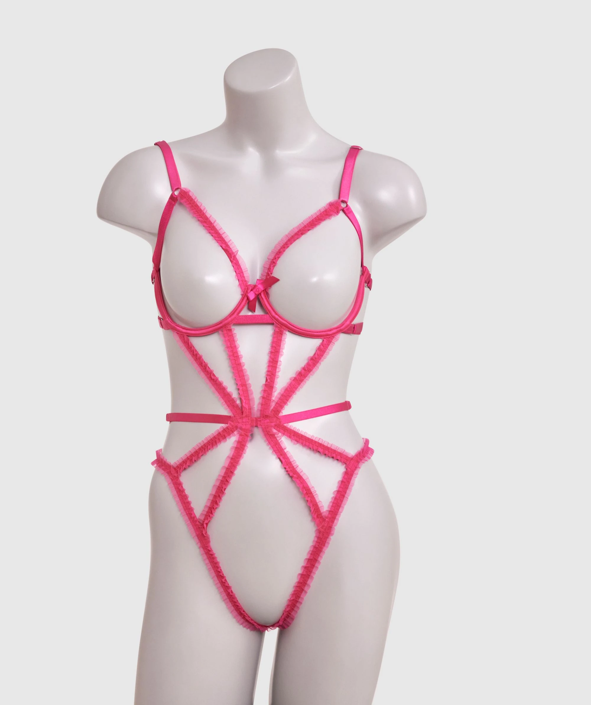 Night Games Prom Queen Bedroom Bodysuit - Pink 5 Night Games Prom Queen Bedroom Bodysuit - Pink - Image 5