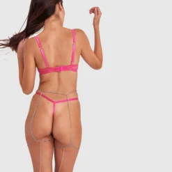 Night Games Prom Queen Crystal Suspender - Pink -brasnthings shop night games prom queen crystal suspender pink 01488801 3