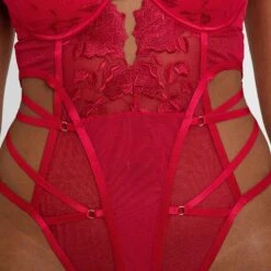 Night Games Showstopper Push Up Bodysuit - Red -brasnthings shop night games showstopper push up bodysuit red 01362101 4