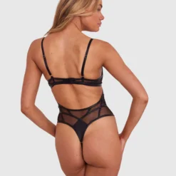 Night Games Simply Sexy Push Up Bodysuit - Black -brasnthings shop night games simply sexy push up bodysuit black 01433701 21