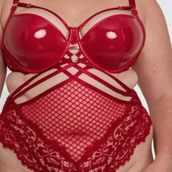 Night Games Voguish Push Up Bodysuit - Dark Red -brasnthings shop night games voguish push up bodysuit dark red 01364003 5