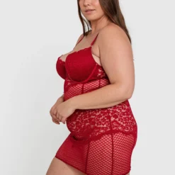 Night Games Voguish Push Up Slip - Dark Red 8 Night Games Voguish Push Up Slip - Dark Red -brasnthings shop night games voguish push up slip dark red 01381202 10