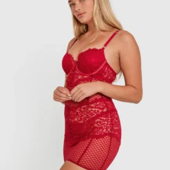 Night Games Voguish Push Up Slip - Dark Red 9 Night Games Voguish Push Up Slip - Dark Red -brasnthings shop night games voguish push up slip dark red 01381202 5
