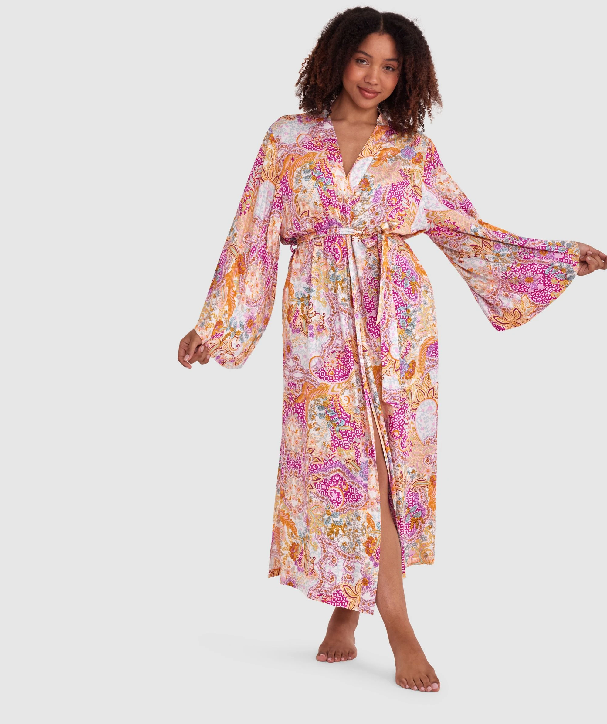 Palmer Long Wrap - Print Paisley 1 Palmer Long Wrap - Print Paisley