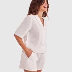 Penny Short Sleeve - Ivory -brasnthings shop penny short sleeve ivory 01466001 4