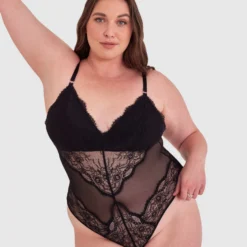 Revolve Lingerie Bodysuit - Black